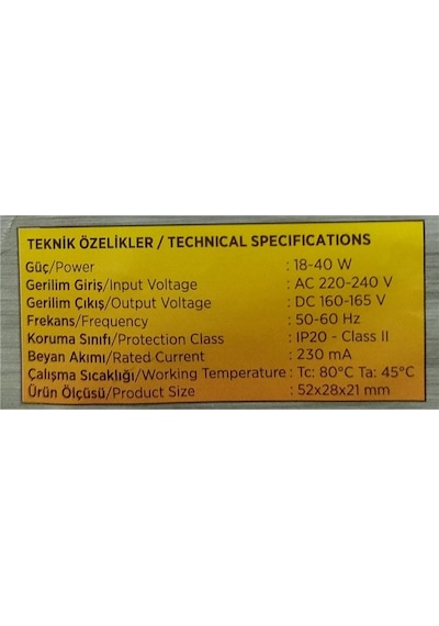 Cata 18-40 Watt Led Driver Ct-2517