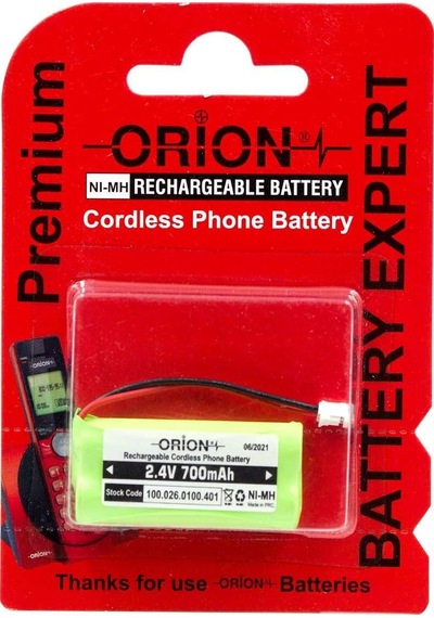 Orion 2.4 V 700 mAh Ni-Mh Şarj Edilebilir Telsiz Telefon Pili