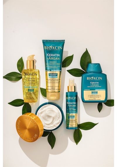 Bioxcin Keratin & Argan Onarıcı Sıvı Saç Bakım Kremi 150 ml - Yıpranmış Ve Hassas Saçlar