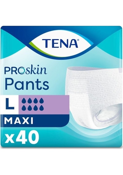 Tena Maxi 8 Damla Emici Külot Hasta Bezi L 4 x 10'lu