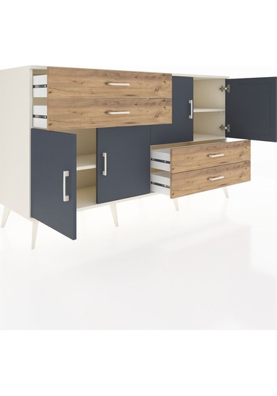 Hyperion Konsol 3 Raflı 4 Çekmeceli 4 Kapaklı 176x44x99 Aytaşı-an Aytaşı-antrasit/çam Hyperion Konsol 3 Raflı 4 Çekmeceli 4 Kapaklı 176x44x99 Aytaşı-an Aytaşı-antrasit/çam