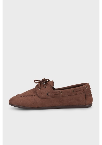 Pierre Cardin Süet Loafer Ayakkabı Bayan Ayakkabı Pc56300 Kahve