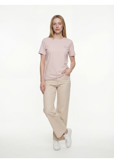 Kadın T-shirt Lf2042252 Lıght Pınk Pembe