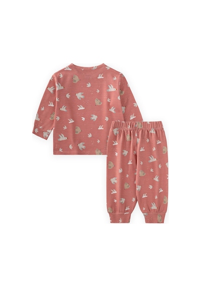 Desenli Mevsimlik Pijama Takım 1-7 Yaş K Pembe K Pembe