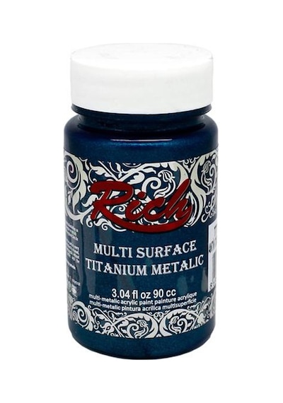 Rich Multi Titanium Metalik Renkler Akrilik Boya 90 CC Turkuaz