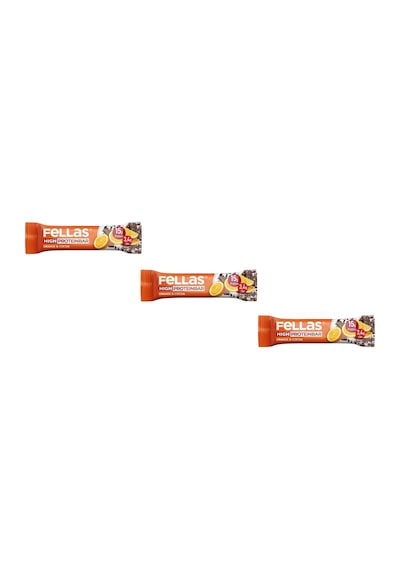 Fellas Yüksek Protein Bar - Portakallı Ve Kakaolu 45g 3 Adet