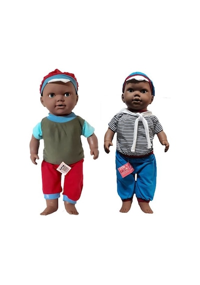 Şok Tarık Oyuncak Büyükboy 60 Cm Türkçe Konuşan Et Bebek Videolu Zenci Esmer