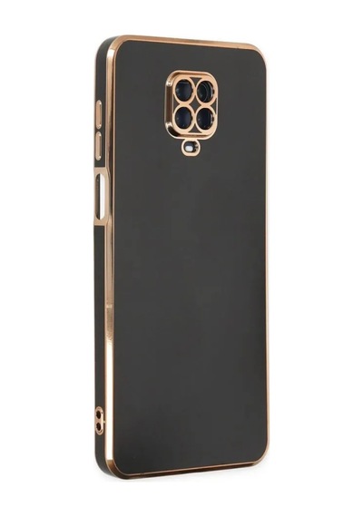 Jenerik Xiaomi Redmi Note 9 Pro Kılıf Volet Silikon - Siyah