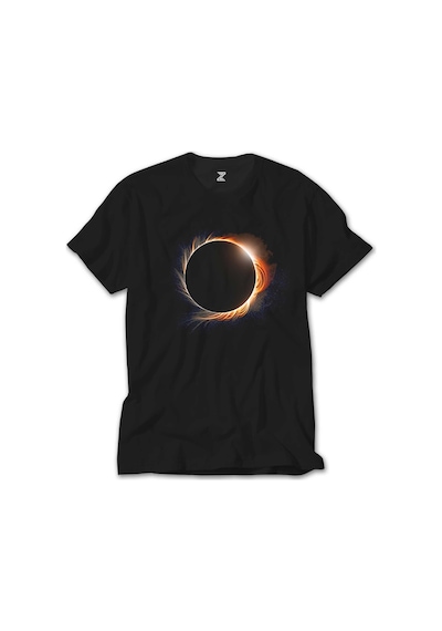 Solar Eclipse Siyah Tişört Siyah