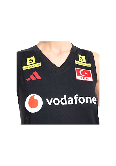 Adidas Türkiye Milli Takım Kadın Siyah Voleybol Forma Km7476