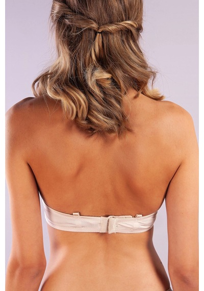 Golshan Gala Balconette Foam Cup Lace Bra, Ten Konforlu Ve Şık Sütyen, Strapless Çok Renkli