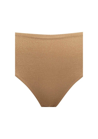 DeFacto Regular Fit Parlak Kumaş Yüksek Bel Bikini Altı-Fall in Love C3180AX24SMYL275