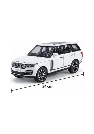 Kumandalı Şarjlı Jeep Cross Country 1:16 Ölçekli 4 Fonksiyonlu Işıklı Oyuncak Araba Beyaz