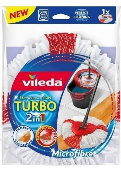 Vileda Turbo Üçgen Mikrofiber Yedek Paspas