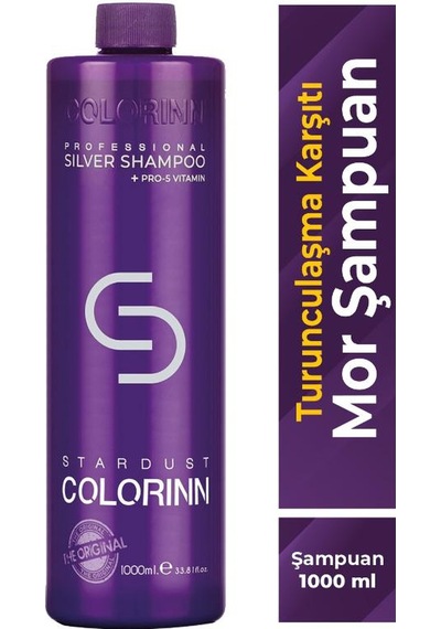 Colorınn Stardus Professional Silver Shampoo Mor Şampuan 1000ml