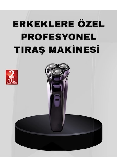 Profesyonel Şarjlı Tıraş Makinesi Ayarlanabilir Başlıklı Kablosuz Diğer