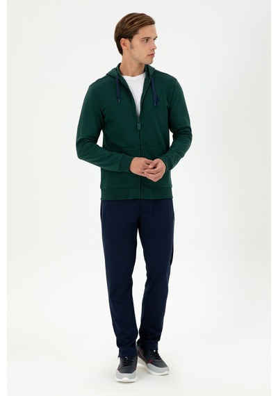 U.s. Polo Assn. Erkek Koyu Yeşil Sweatshirt 50289028-vr079 Koyu Yeşil