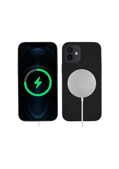 Apple Uyumlu iPhone 12 Kılıf Zore Silksafe Wireless Kılıf