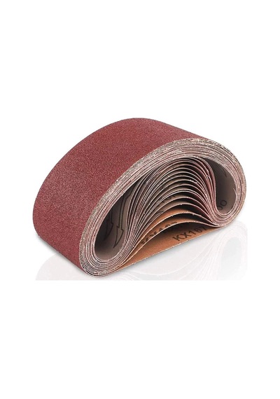 10 Adet Sonsuz Bant 40 Kum Tank Palet Zımpara Kağıdı 75 X 533 Mm