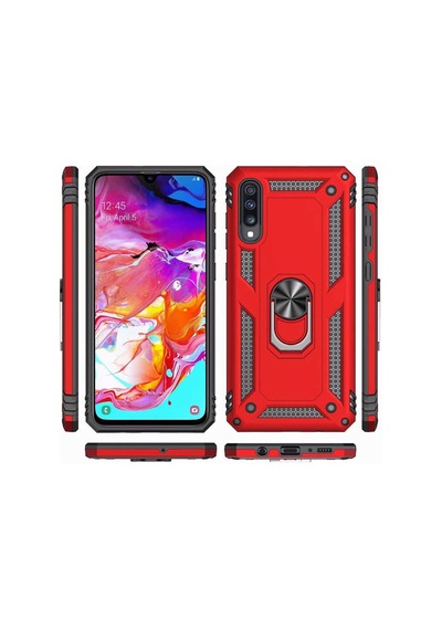 Samsung Galaxy Uyumlu A50 Kılıf Zore Vega Kapak Siyah
