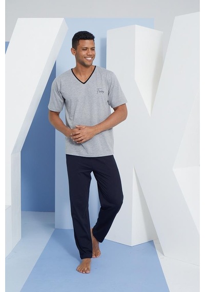Kly 2094 V.yaka Pijama Takım 001