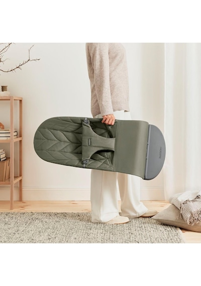 Babybjörn Bliss Petal Ana Kucağı & Kanguru Mini Cotton Yenidoğan Seti / Dark Green