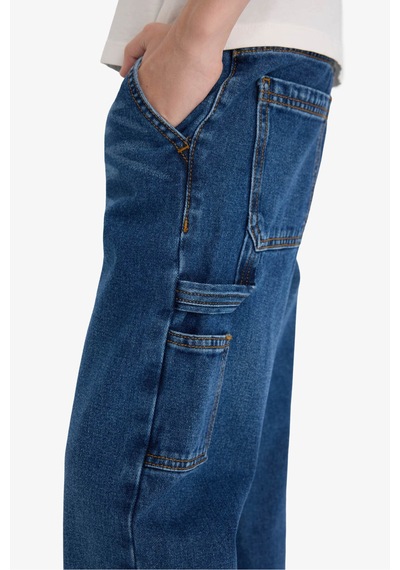 Defacto Mavi Erkek Çocuk Jean Pantolon F0457a8/nm28 Mavi