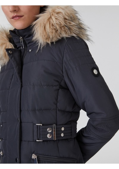 Regular Fit Kadın Kaban Anthracite