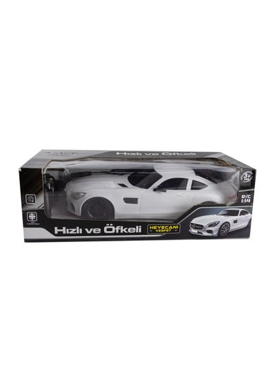 1:14 Uzaktan Kumandalı Süper Car Beyaz Gtr Işıklı Şarjlı