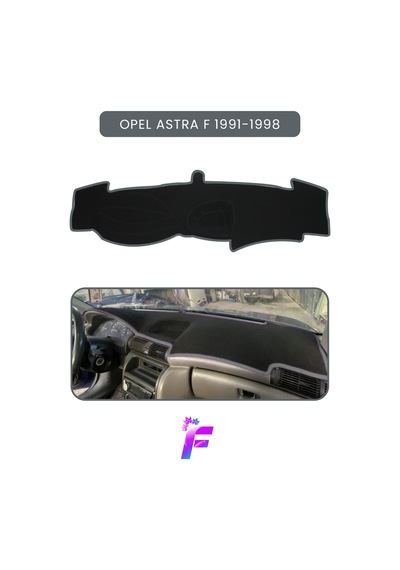 Opel Astra F 1991-1998 Uyumlu Torpido Örtüsü Araca Özel Üretim Kolay Montaj Kaymaz Te2