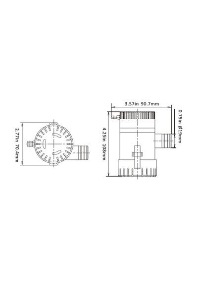Seaflo Sintine Pompa 500gph 12v