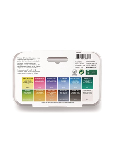 Winsor Newton Cotman 12'li Pocket Brush Sulu Boya Seti Diğer