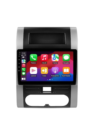 Nissan X-trail 2008-2013 Android Multimedya Carplay Android Auto Navigasyon Kameralı 8gb Ram 128gb 10"