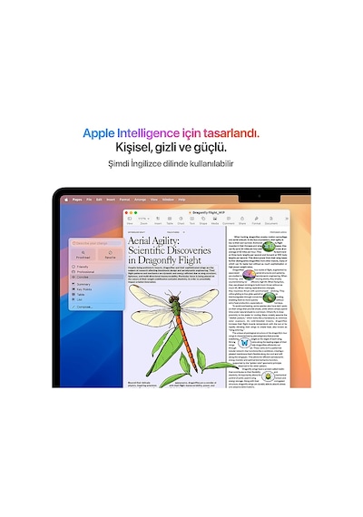 Apple Macbook Air MW1M3TU/A M4 İşlemci 10 Çekirdek CPU 10 Çekirdek GPU  16 GB 512 GB SSD 15.3" Macos Dizüstü Bilgisayarı