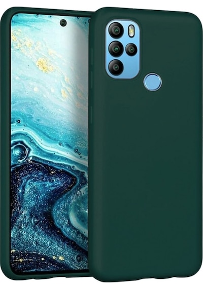 General Mobile GM 21 Pro d Uyumlu Silikon Kılıf - Esnek Tam Koruma Pastel Renk Kapak - Yeşil