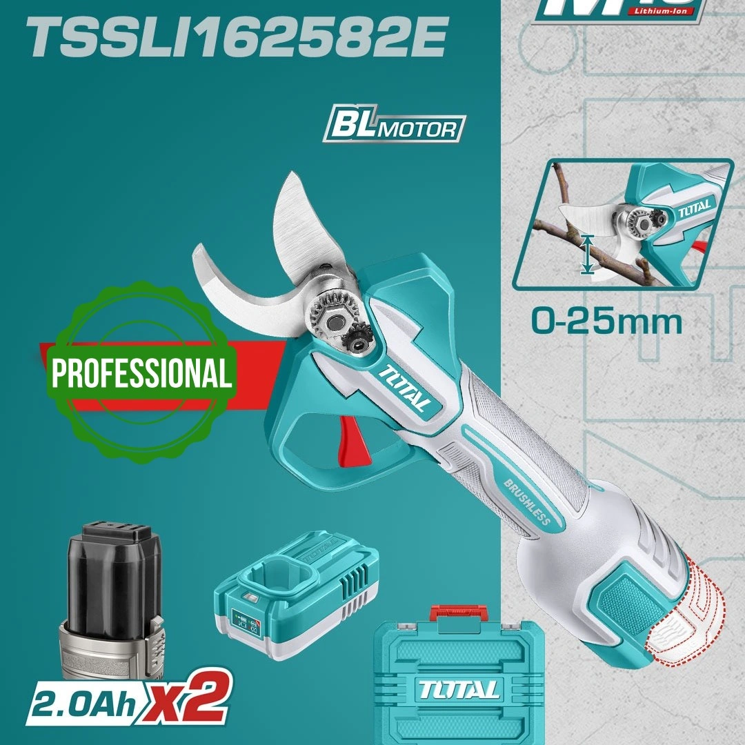 Total TSSLI162582E 16V Li-ion Çift Akülü Budama Makası