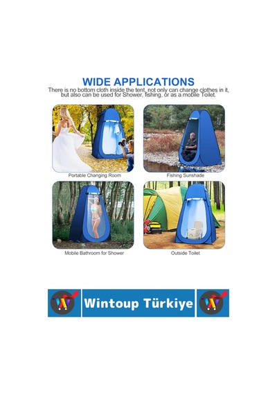 Outdoor Piknik Balıkçılık Duş Tuvalet Gizlilik Pratik Taşıma Çantalı Otomatik Kamp Giyinme Çadırı Çok Renkli