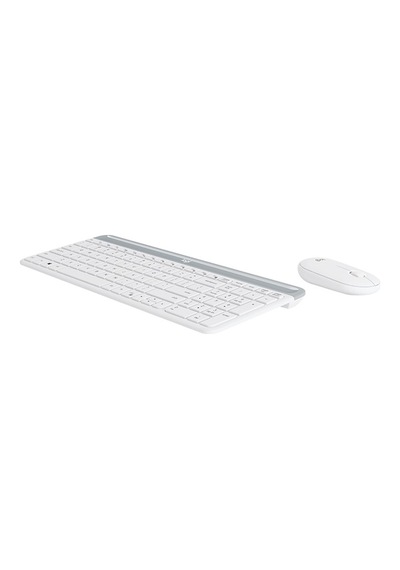 Logitech Mk470 Kablosuz Beyaz İnce İngilizce Q Klavye + Mouse Seti Optik