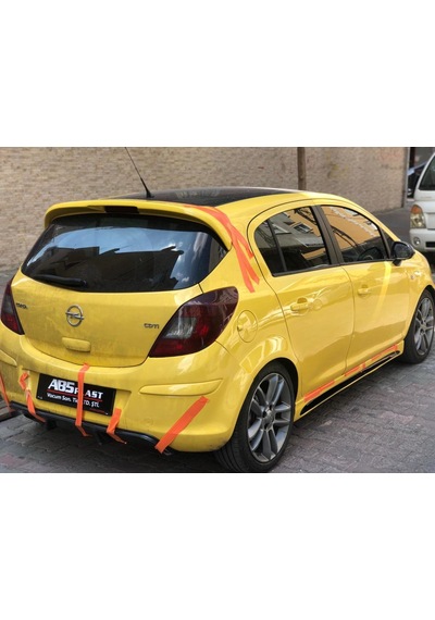 Opel Corsa D 4 Kapı Spoiler  Fiber