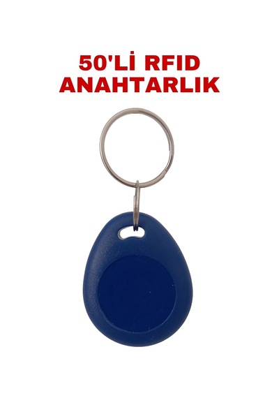 Sr-601 Mifare Rfıd Anahtarlık 13.56 Mhz Kopyalanamaz Geçiş Kontrol Keyfob Ip68 50 Adet