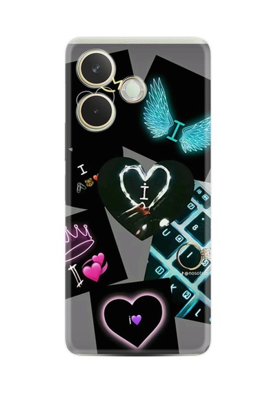 Arvencase Oppo A5 Pro Kılıf Yüksek Korumalı Orta Sertlikte Baskılı Silikon Stk-338.jpg Renk235 Renk235