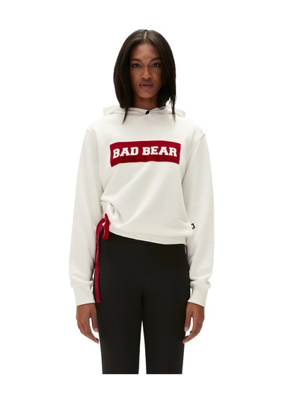 Bad Bear Flog Kadın Kapüşonlu SweatShirt- 22.04.12.007 Ekru