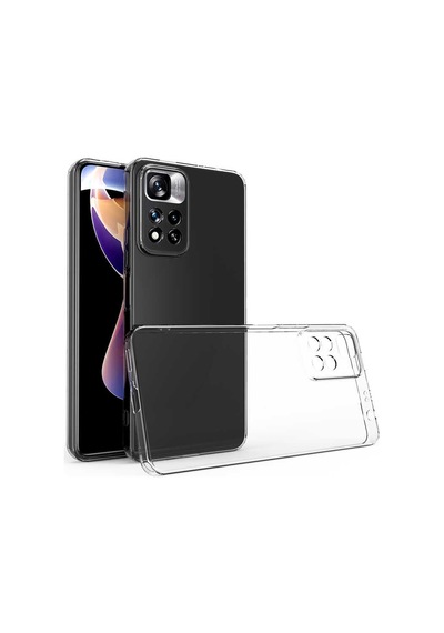 Xiaomi Redmi Note 11 Pro Plus 5g Kılıf Zore Kamera Korumalı Süper Silikon Kapak Renksiz
