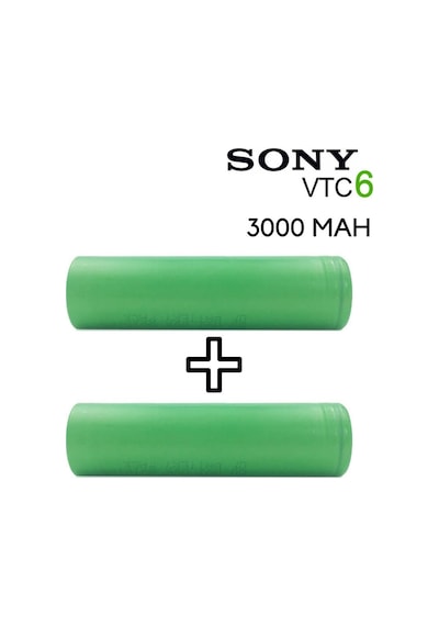 Sony Vtc6 18650 3.7V 3000 Mah Li-ion 2'li Şarjlı Pil
