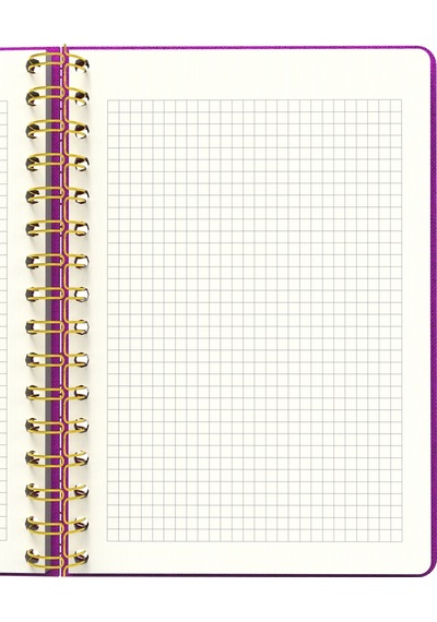 Melimelek Kareli Defter Mor Bez Ciltli - Ceyda Düvenci Pembe