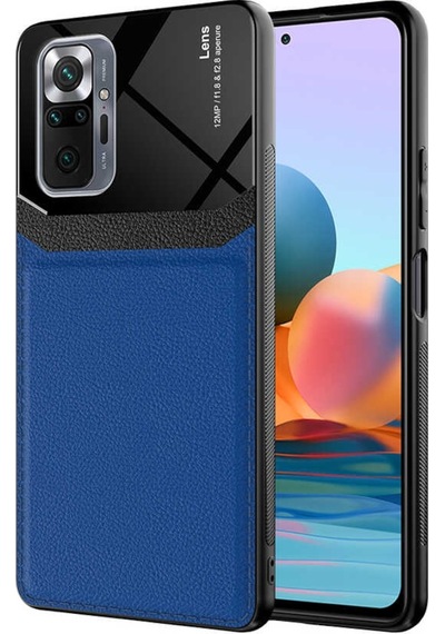 Xiaomi Redmi Note 10 Pro Kılıf ​Zore Emiks Deri Görünümlü Kılıf