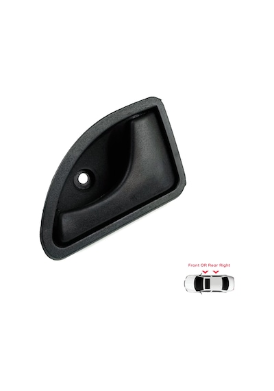 Sağ İç Kapı Kolu Siyah Renault Kangoo Twingo I Kubistar X76 İçin