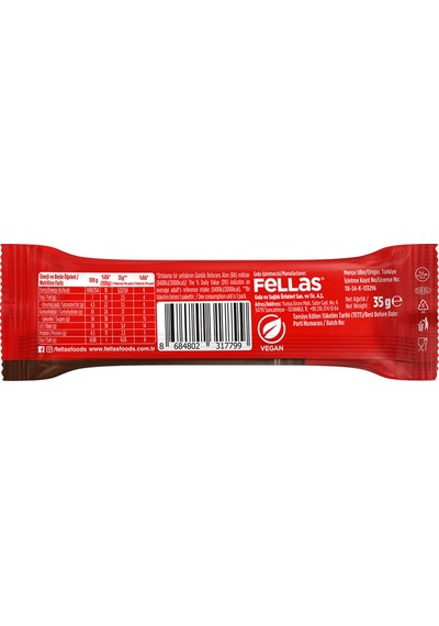 Choco - Çikolata Kaplı Duble Kakaolu Meyve Bar 35 G X12 Adet