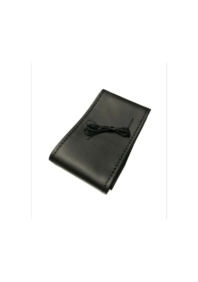 Ford Connect Deri Dikmeli Direksiyon Kılıfı Soft Siyah 38×10.5Cm