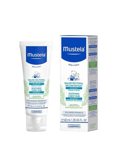 Mustela Soothing Chest Rub Yatıştırıcı Göğüs Balsamı 40 Ml
